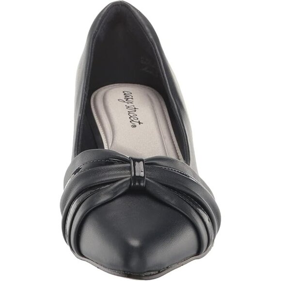Easy Street Women's Millie Block Heel Pumps - Navy - Picture 2 of 6